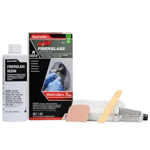 Bondo Fiberglass Resin Repair Kit for patching and finishing kit car fiberglass bodies