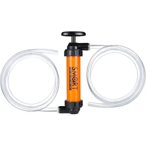 Cordless battery-powered fuel transfer siphon pump