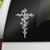 Cross Decal | Floral Cross Decal | Christian Religious Vinyl