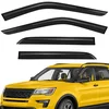 Extra Durable Window Deflectors Tape-On Window Visors Rain Guards Fit