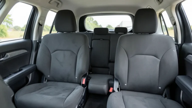 Full set of car seat covers installed on front and rear seats