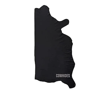 GM Meridian black automotive leather hide full side for car seat upholstery