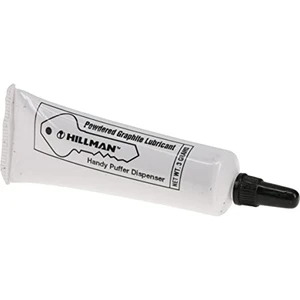 Hillman powdered graphite lock lubricant tube for a stiff ignition or steering lock