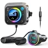 JOYROOM 66W Bluetooth 5.4 Car Adapter Aux with 3 Charging