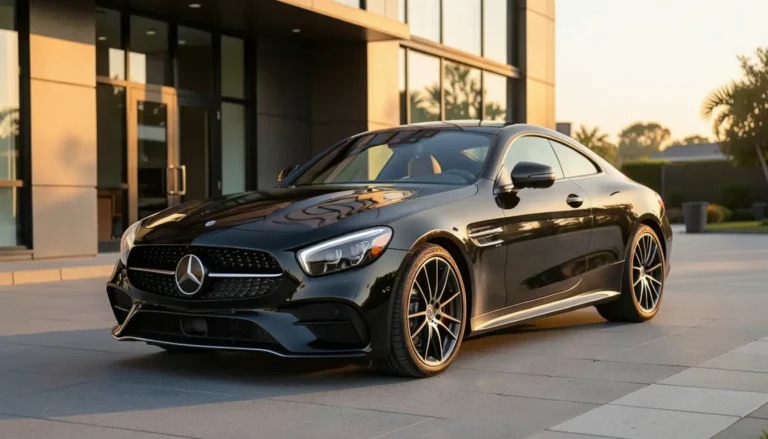 Black Mercedes-AMG GT 63 S style luxury coupe, the car reportedly driven by BTS member Jungkook