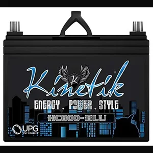 Kinetik HC800-BLU 800 watt AGM dry cell power cell battery for car audio