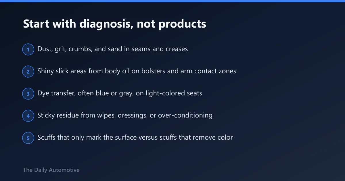 Steps: Start with diagnosis, not products