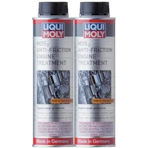 Liqui Moly MoS2 Anti-Friction Engine Treatment two-pack bottles