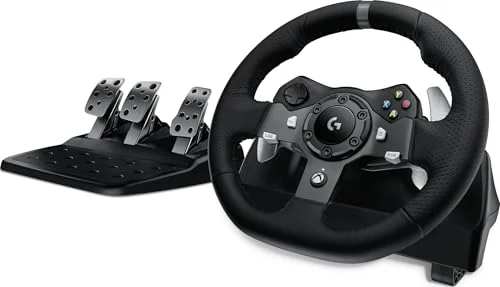 Logitech G920 Driving Force racing wheel and pedal set for Xbox Series X|S, Xbox One, and PC