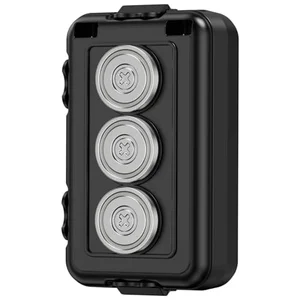 Magnetic hide-a-key box mounted under a vehicle for spare key storage