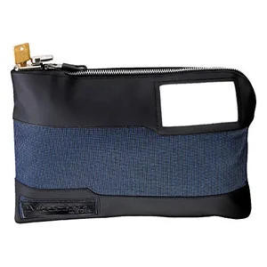 Master Lock zippered money bag with key lock used for carrying cash to a dealership
