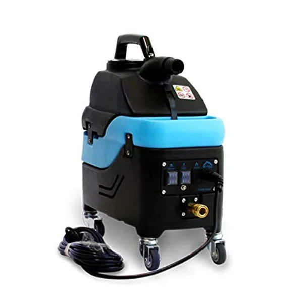 Mytee S-300H Tempo compact heated carpet extractor machine with dual gauges and coiled power cord
