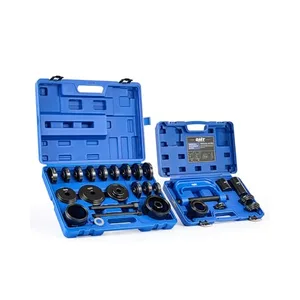 Orion Motor Tech 34-piece ball joint and wheel bearing press kit in blue carrying case