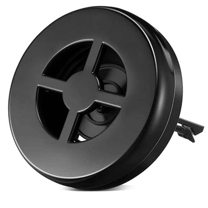 Black car fragrance holder vent clip compatible with Bath and Body Works refills