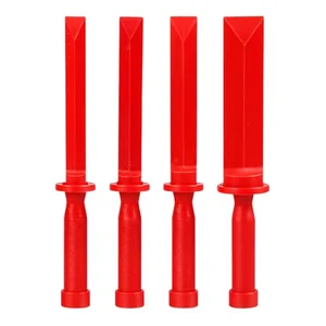 Mandark 4PCS Plastic Car Chisel Scraper Set, non-marring vehicle wheel weight remover tool kit