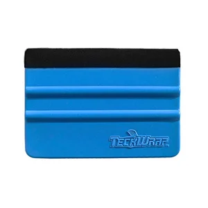 TECKWRAP plastic felt edge squeegee for car vinyl wrap and decal application