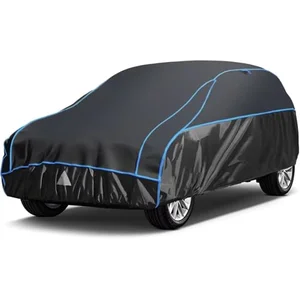 Holthly padded hail protector car cover for SUV with thick EVA foam roof panel