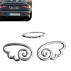 Qurbuns 2 PCS Angel Wings Car Decals