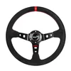 RASTP Universal Racing Steering Wheel Suede Deep Dish 13.58”/345mm 6