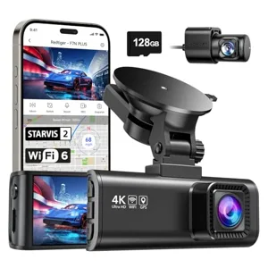 REDTIGER F7NP 4K front and rear dash cam