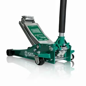 SATA 3-ton ultra-low profile floor jack with 2 11/16 inch minimum height for low-clearance cars
