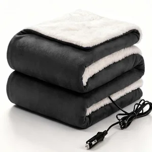 Sealy 12-Volt electric heated car blanket that plugs into a car's 12V outlet