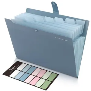 SKYDUE 8-pocket accordion file organizer for storing rental agreements and receipts