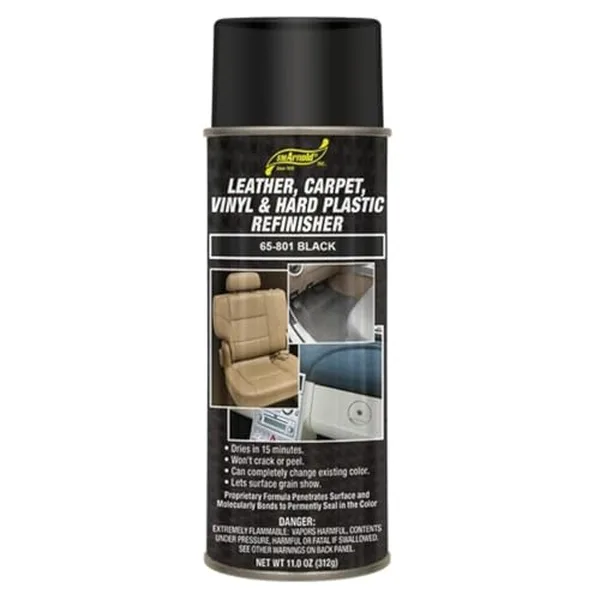 S.M. Arnold leather, carpet, vinyl and hard plastic refinisher spray, black, 11 oz