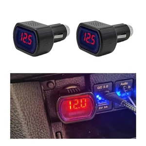 Suvnie plug-in cigarette lighter car voltmeter gauge