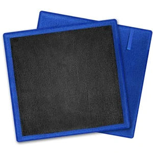 TOLDATLI Clay Towel 2 Pack for auto detailing, fine grade microfiber clay bar alternative