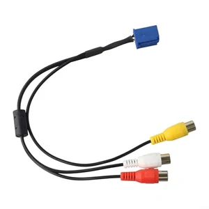 6-pin to RCA adapter cable for a Toyota VTR video input jack