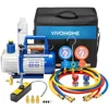 VIVOHOME 110V 1/3 HP 4CFM Single Stage Rotary Vane Air
