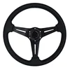 YEHICY 13.8” Auto Racing Steering Wheel Flat Drifting 6 Bolts