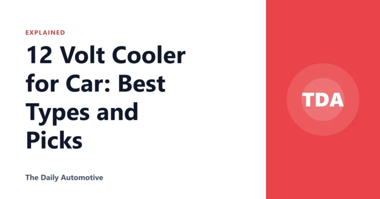 12 Volt Cooler for Car: Best Types and Picks