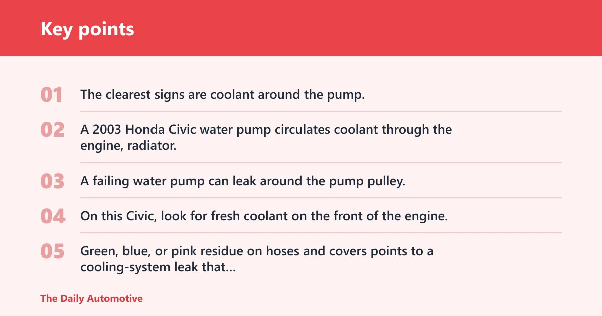 Key points: Signs your pump is failing
