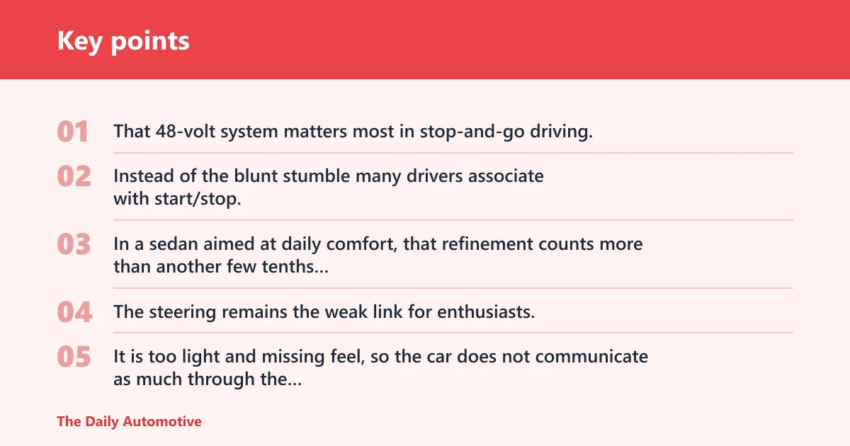 Key points: What the 540i M Sport is like to drive