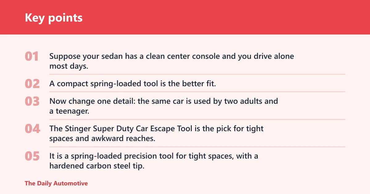 Key points: Quick picks by driving need