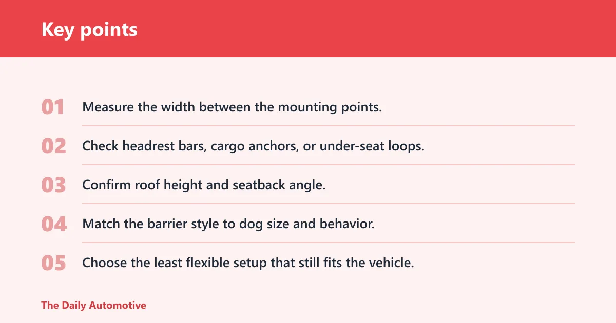 Key points: How do you choose the right barrier?