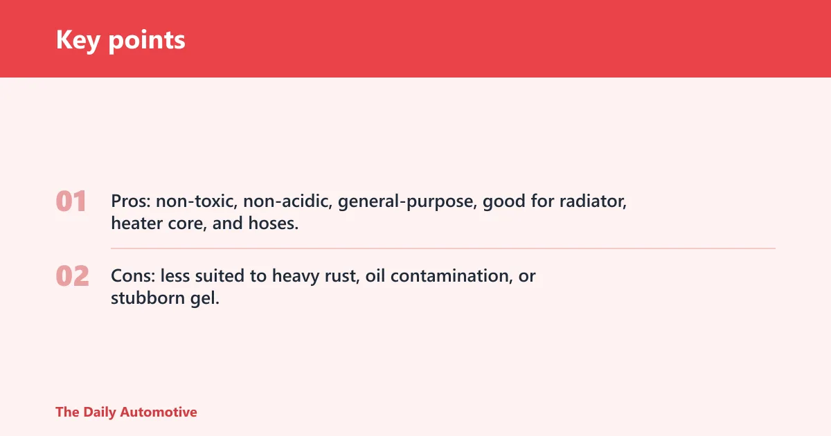 Key points: Prestone AS105: best for routine maintenance