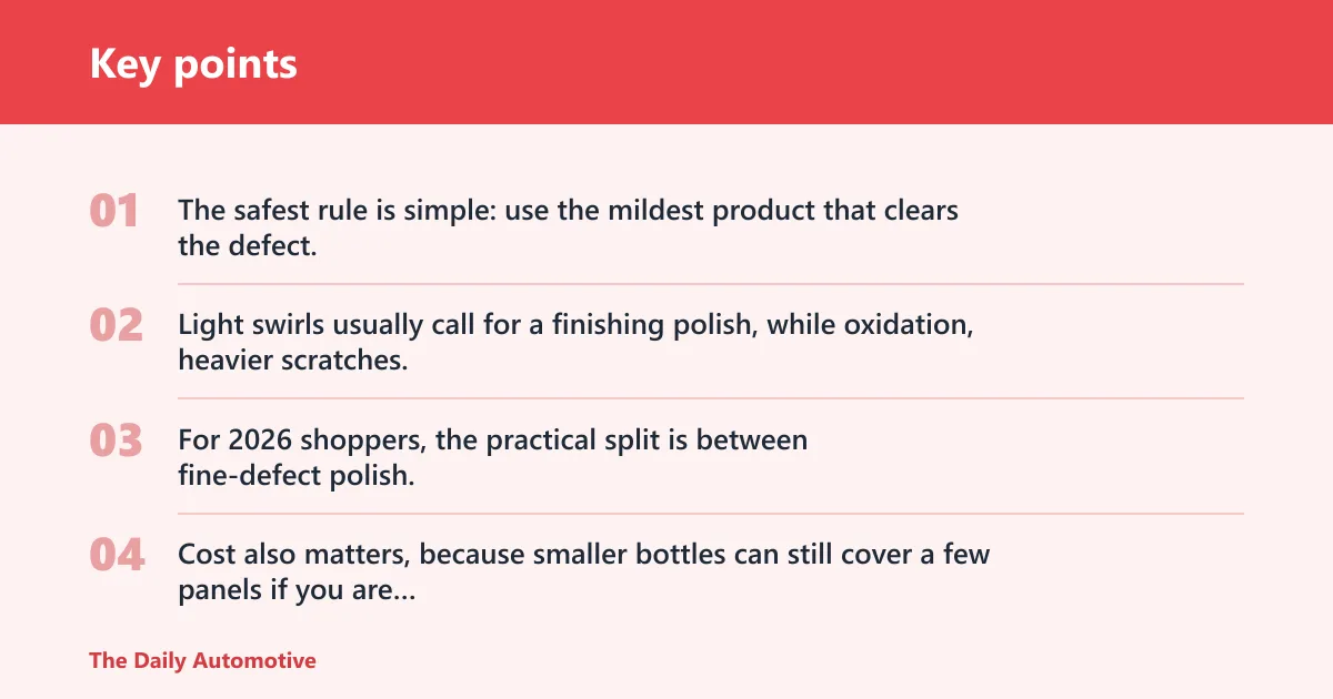 Key points: Quick comparison