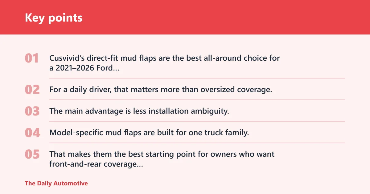 Key points: Top pick for most pickup owners