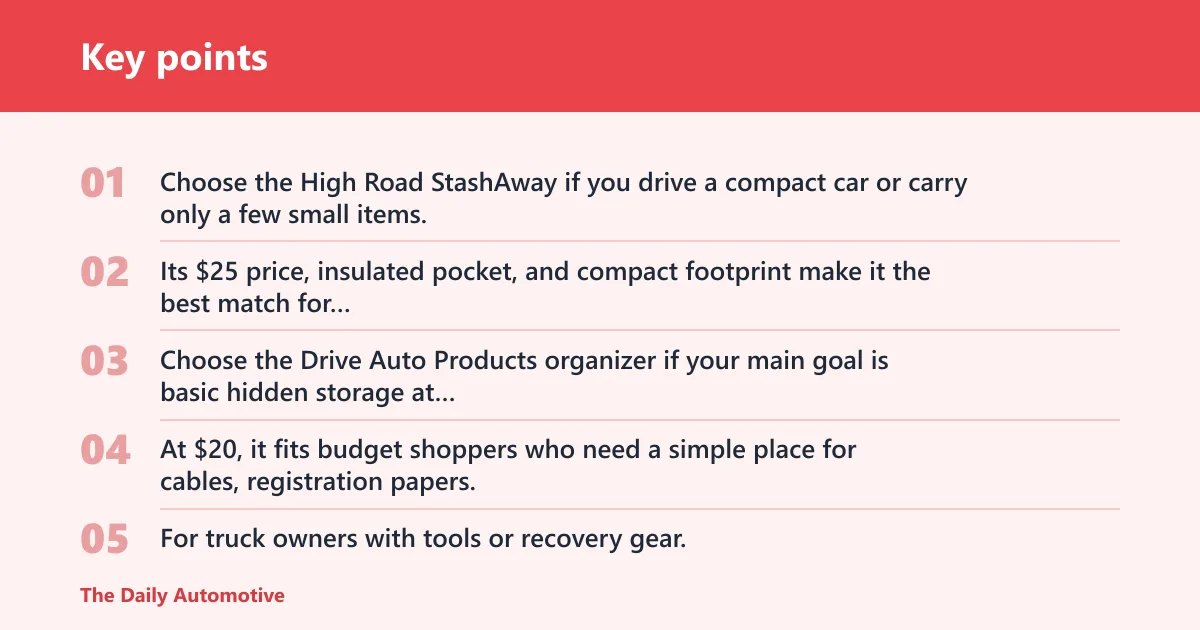 Key points: Which one should you buy?