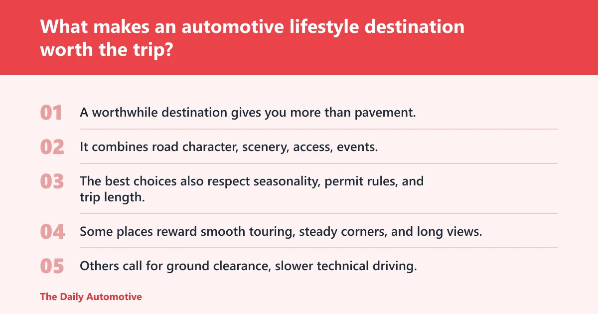 Steps: What makes an automotive lifestyle destination worth the trip?