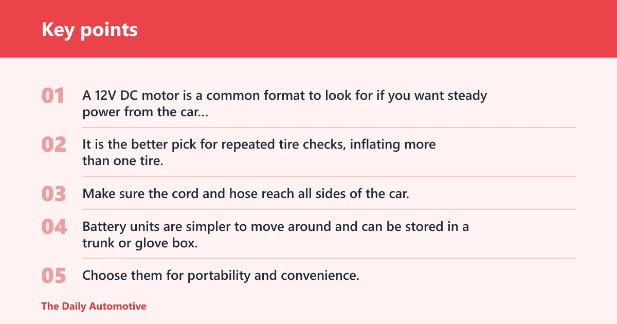 Key points: Are Lowe’s car tire air pumps corded or cordless?
