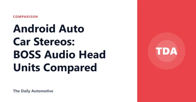 Android Auto Car Stereos: BOSS Audio Head Units Compared