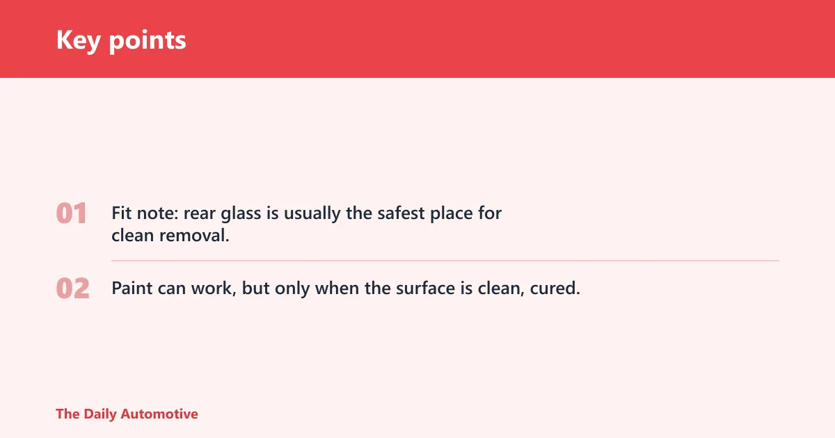 Key points: Angel decal fit matrix