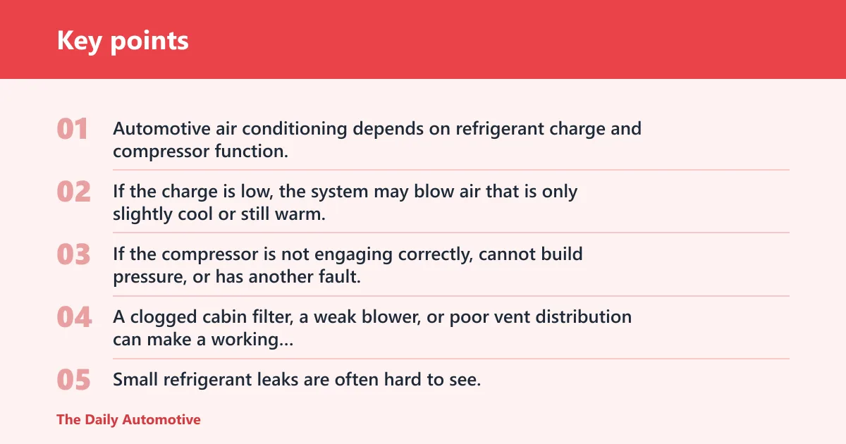 Key points: Why is my car still hot with AC on?