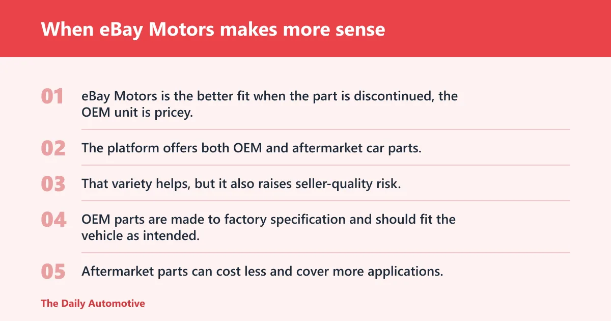 Steps: When eBay Motors makes more sense