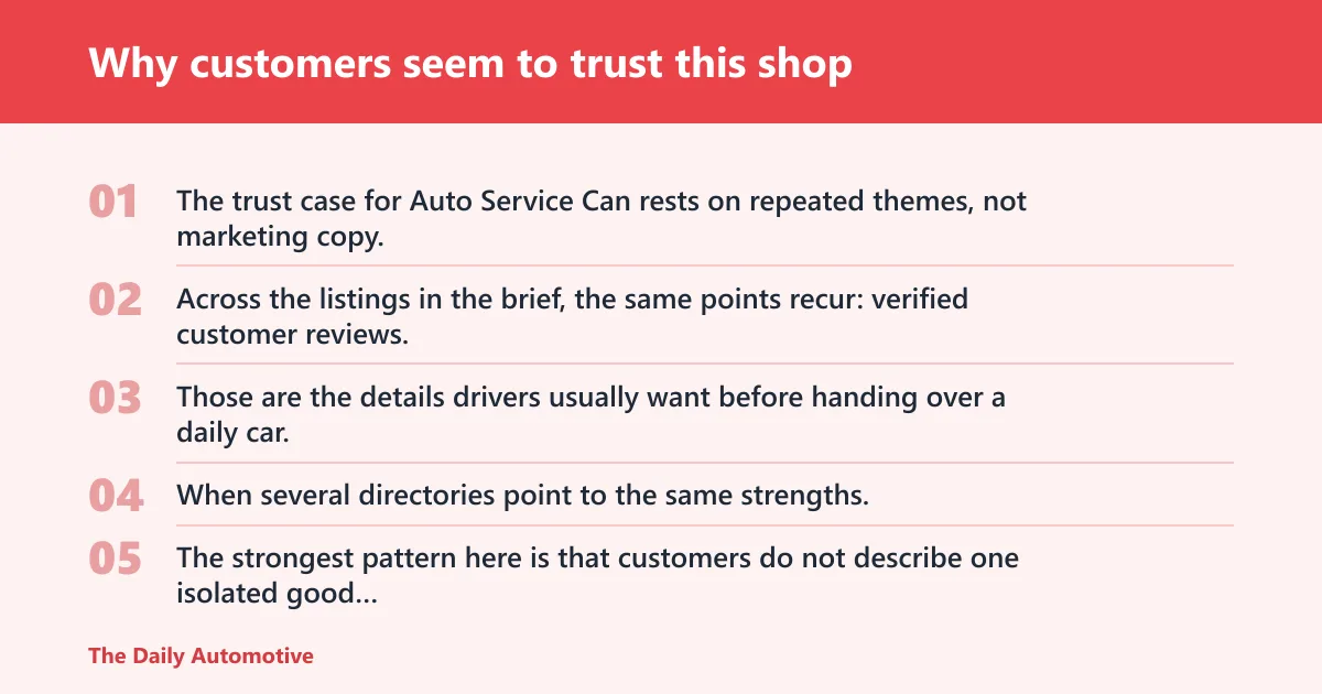 Steps: Why customers seem to trust this shop