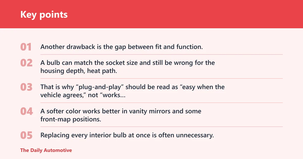 Key points: What does not